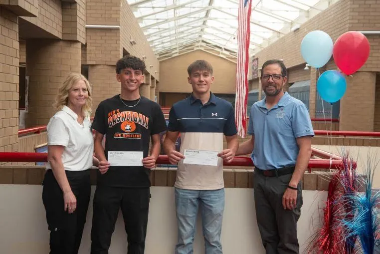 Scholarship Recipients Parker Green & Jordan Mendez